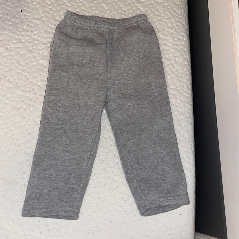 Grey sweatpants